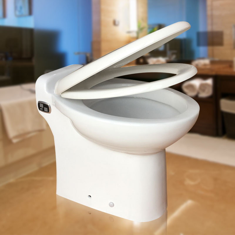 600W One Piece Macerator Toilet Bina Bilik Mandi Di Mana Saja